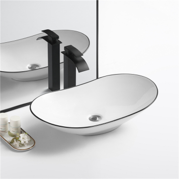 Modern Ceramic Countertop Washbasin for Stylish Bathroom Design