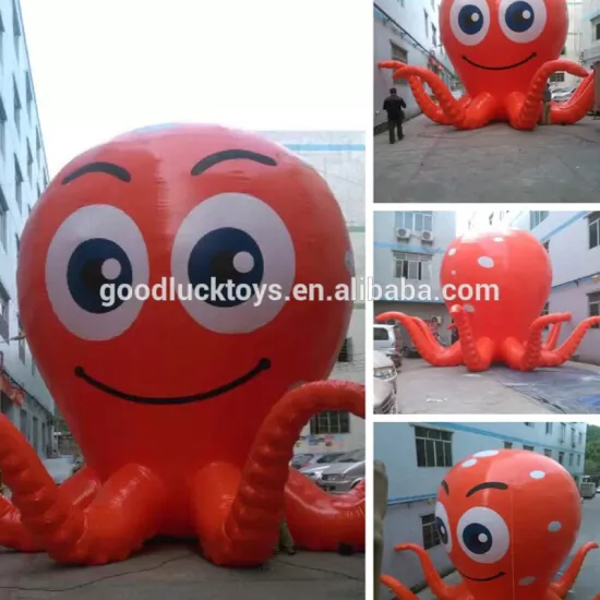 inflatable advertising Christmas santa claus balloon decorations lighting pvc comercial