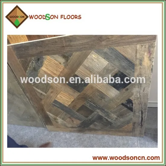 wholesalers price of oiled & brushed solid oak parquet wood flooring