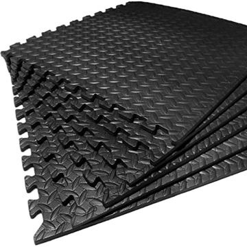 ZY Fitness Zyff001 mousse de gymnase de gymnase - tapis de sol en caoutchouc et tuiles de protection