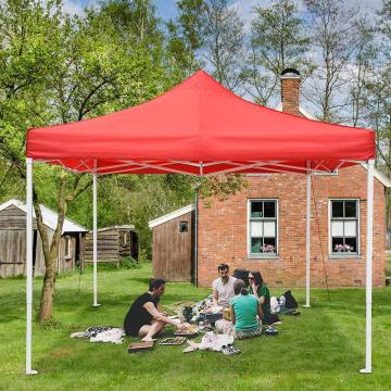 Deluxe Upgraded Heavy Duty Folding Pavilion with Thickened and Reinforced Leg Tubes, 3X3m (10X10ft)