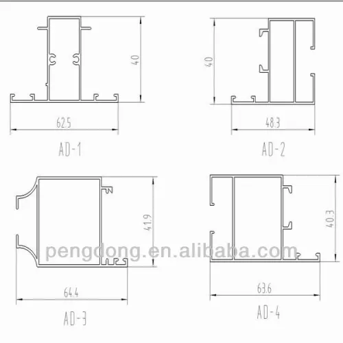 Nigeria Sliding And Casement Window Anodized And Powder Coated