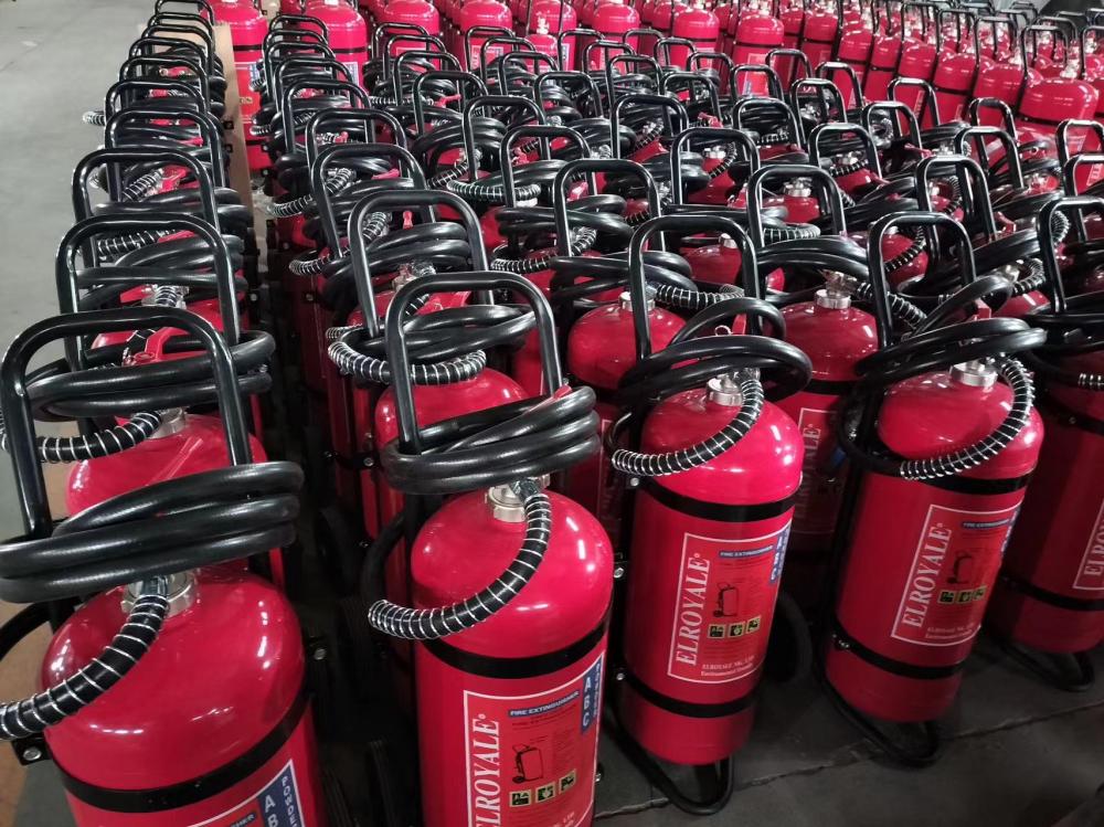 50Kg Powder Trolley Fire Extinguisher Welding Type