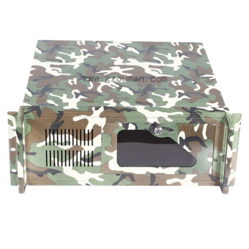 4U 19 inch excellent heat dissipation design rackmount industrial chassis