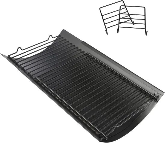 Adjustable Ash Pan and Drip Pan Kit for Chargriller Charcoal Grills