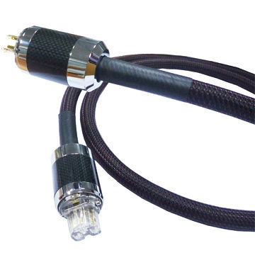 Power Cord with High-quality for Hi-Fi Equipment, Shock-resistant Net