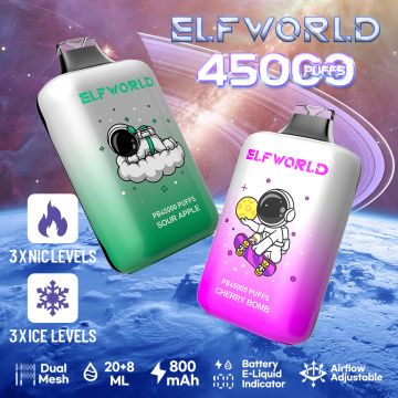 ElfWorld 45000 Puffs Disposable Vape EU Warehouse