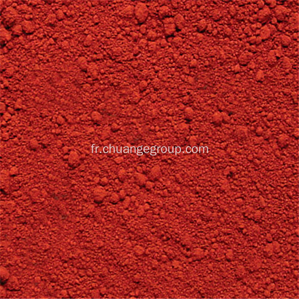 Pigment le rouge à l'oxyde de fer pour le béton