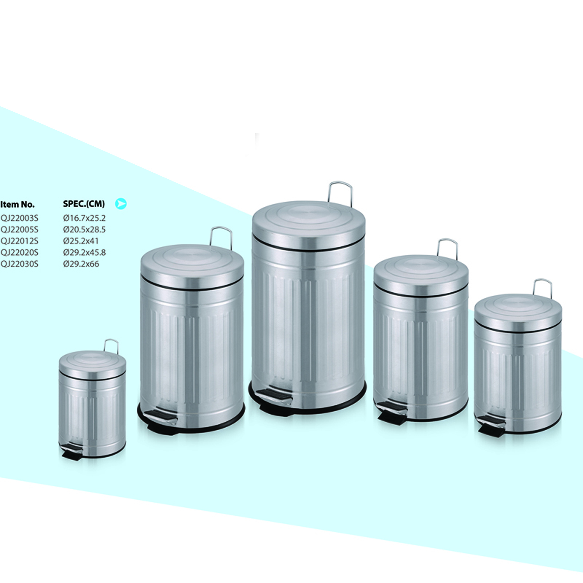 Stainless Steel Waste Basket