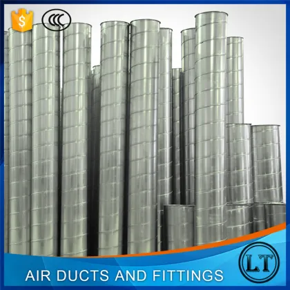 spiral vent corrugated round air pipe ducts