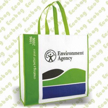 Shopping Bag, OEM Orders are Welcome, Made of PET Nonwoven Fabric