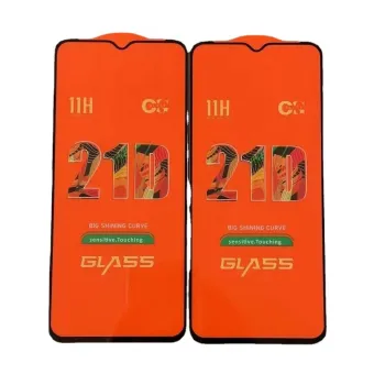 21D Colorful Clear OG Screen Glass Tempered Glass Protector for iPhone 16 Pro Max
