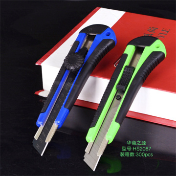 Cheapest price Plastic grip Utility knife Cutter knife
