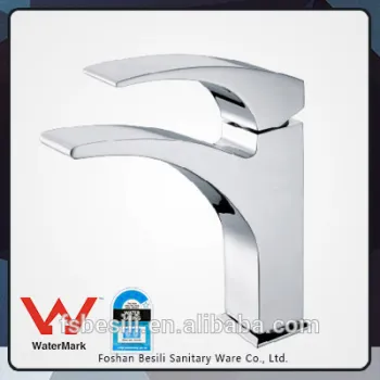 Brass Plating Chrome Faucet Bathroom Basin Watermark Faucet HD6100