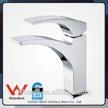 Brass Plating Chrome Faucet Bathroom Basin Watermark Faucet HD6100