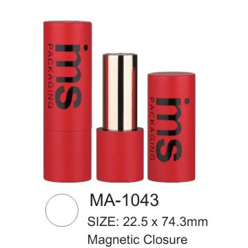 Magnet lipstick อลูมิเนียมกลมว่าง MA-1043