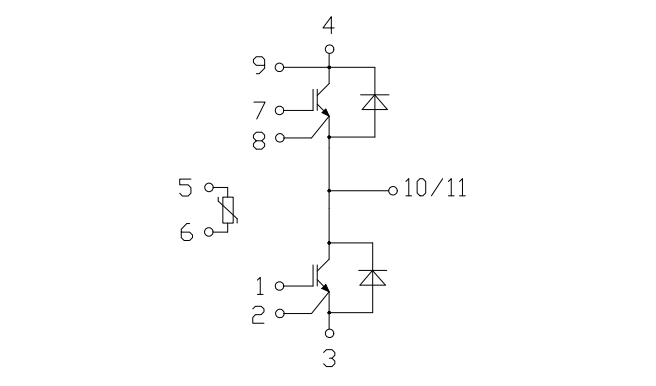 IGBT power Module YZPST-450B170E53(2)