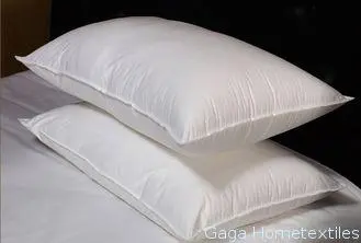 Double Stitched Piping Cotton Down Feather Pillow Insert wi