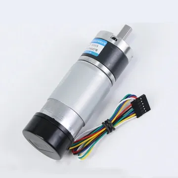 High Torque 12V/24V DC Gear Motor with Encoder: 36mm Planetary Gear 36GP-555S Electric Motor