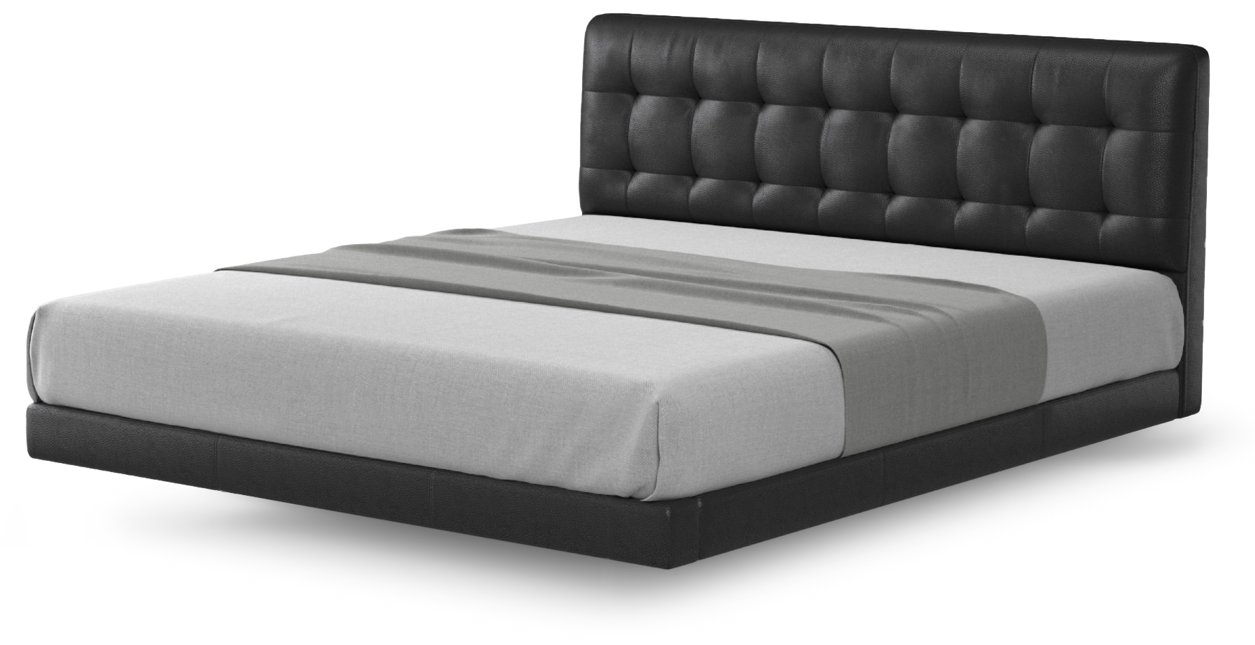 Waffle modern minimalist bed