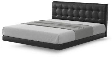 Waffle modern minimalist bed