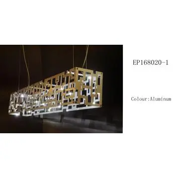 28 LED bulbs modern cuboid hanging lamp