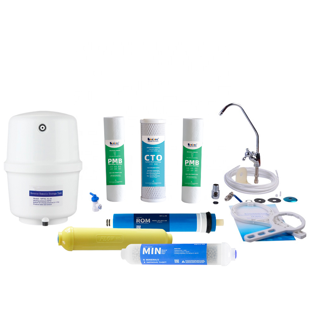 Home use water purifier 6 stages RO system