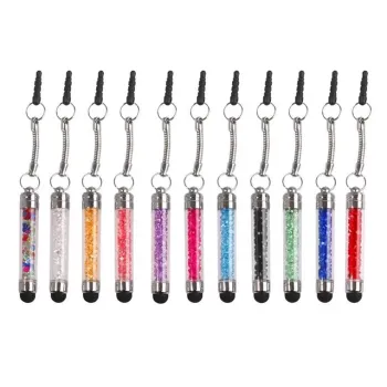 Wholesale Smart Phone Pen Crystal Stylus Mini Screen Touch Pen for Cell Phone or Tablet
