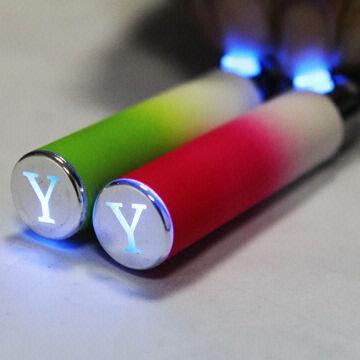 2013 newest design colorful eGo Y battery, LED on bottom