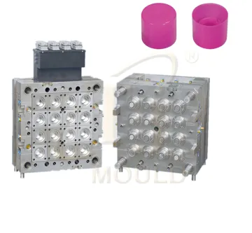8 Cavities 27MM Plastic Cover Jar and Coffee Cup Lid Mould