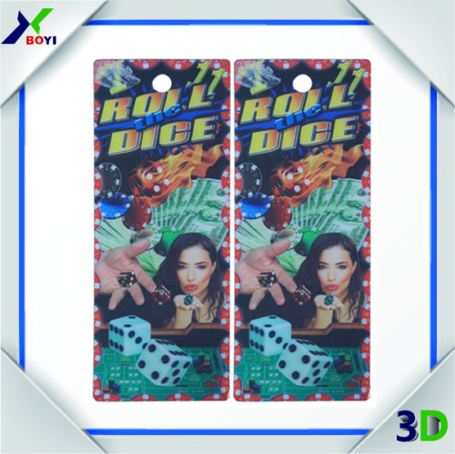 Promotional gift lenticular 3D bookmark