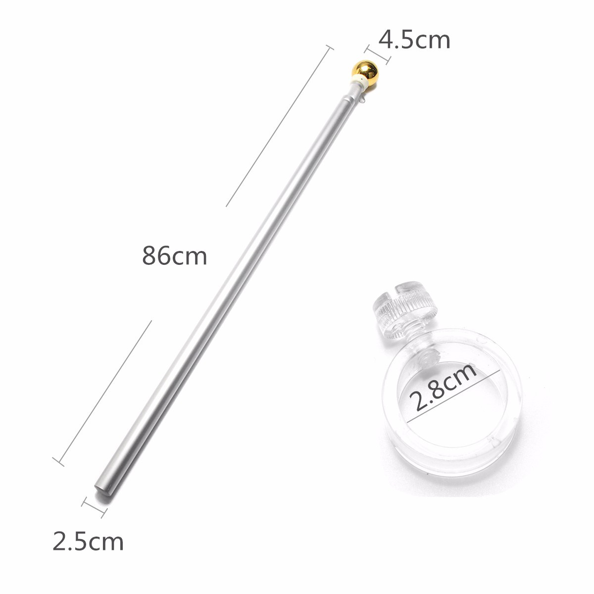 Adjustable Telescoping Flag Pole