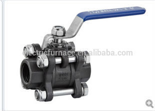 3 PCS Carbon Steel Ball Valve