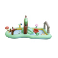 Garden Theme Slide Sprinkler Inflatable pool