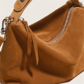 Retro charm small and rare textured leather handbag