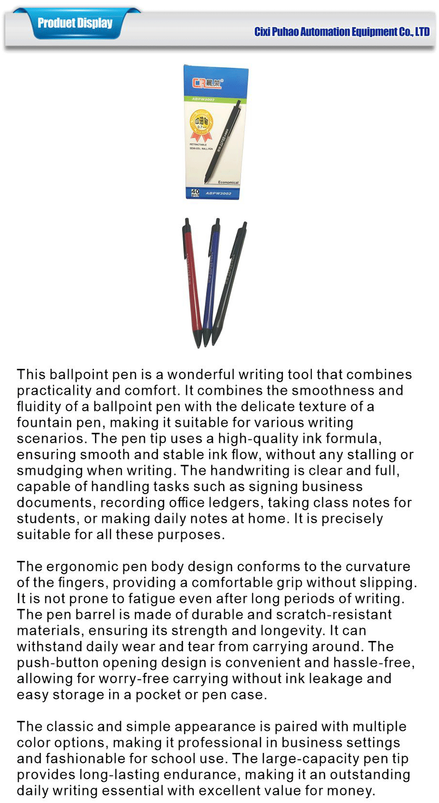 Quick Dry Medium Oil Pen for Art