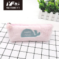 Custom embroidery cute cartoon plush pencil case