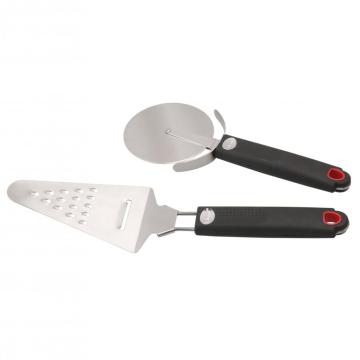 Stainless Steel Pizza Serving Tools With TPR Handle