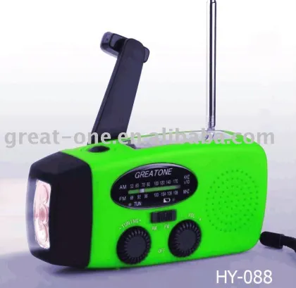 elegance flashlight radio