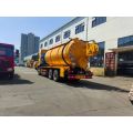 Dongfeng Вакуумный канализационный грузовик 6x4 для вывоза мусора