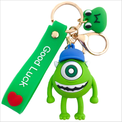 pvc keychain online Customised Rubber Cartoon Keychain Factory