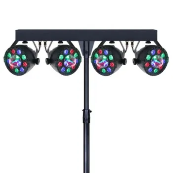 Wholesale RGB DJ Disco Ball LED Light System with Stand and Carry Bag for Parties