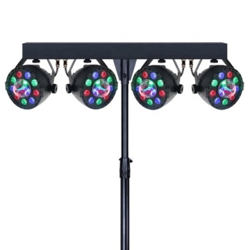 Wholesale RGB DJ Disco Ball LED Light System with Stand and Carry Bag for Parties