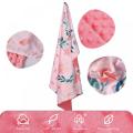 Новорожденные двойные слои Minky Dot Baby Throw Flalekets