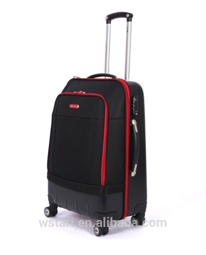 New hard shell SUITCASE + EVA soft hybrid travel trolley luggage set