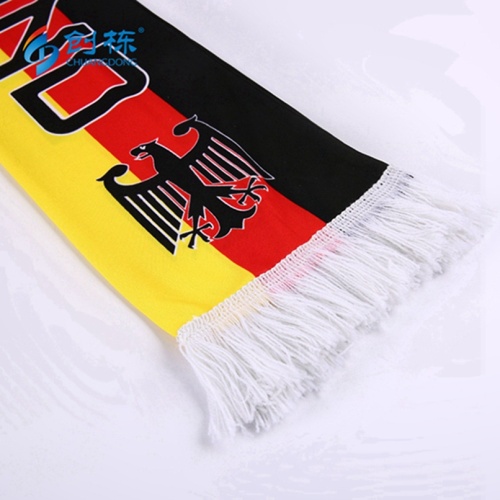 Euro Cup Germany knitting polyester scarf