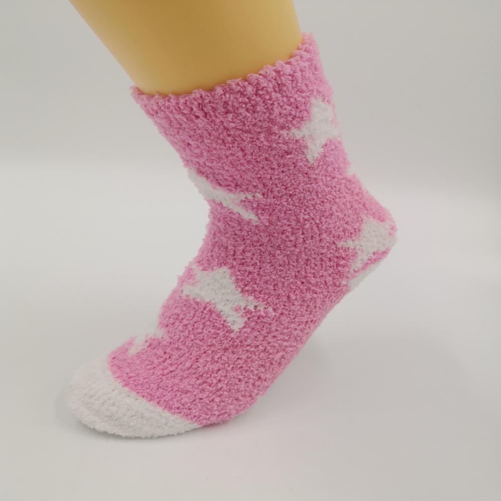 Großhandel beliebte Star Design Kids Mikrofaser niedliche Socken