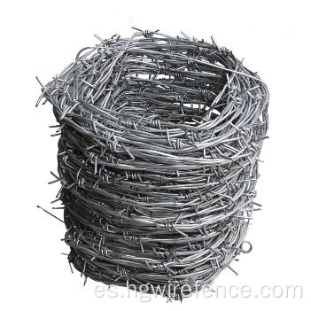alambre de alambre de púas galvanizado PVC
