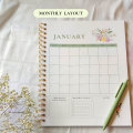 Best Spiral Undated Weekly Planner With Inspirational Quotes