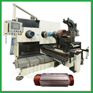 Automatic stator coil inserting and coil expanding machine